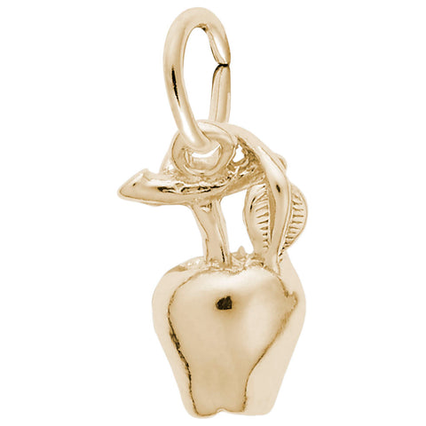 Apple Charm in Yellow Gold Plated