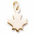 Maple Leaf Charm in 10k Yellow Gold hide-image