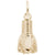 Oil Drill Charm in Yellow Gold Plated