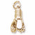 Oil Drill Charm in 10k Yellow Gold hide-image