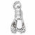 Oil Drill charm in 14K White Gold hide-image