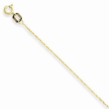 14K Yellow Gold Cable Rope Chain