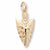 Arrowhead charm in Yellow Gold Plated hide-image