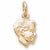 Boy Head charm in Yellow Gold Plated hide-image
