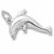 Dolphin charm in Sterling Silver hide-image