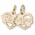 Meilleuri Amie charm in Yellow Gold Plated hide-image