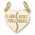Amoureux Toujours Charm in 10k Yellow Gold hide-image