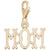 Mom Charm in Yellow Gold Plated
