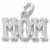 Mom charm in 14K White Gold hide-image