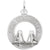 San Francisco Charm In Sterling Silver