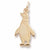 Penguin Charm in 10k Yellow Gold hide-image