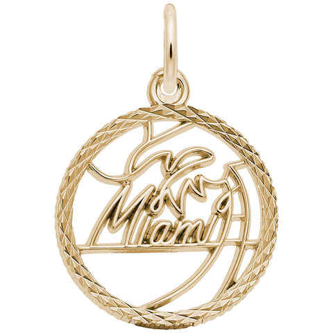 Miami Charm in Yellow Gold Plated