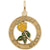 Yellow Rose Of Texas Charm in Yellow Gold Plated