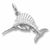 Sailfish charm in Sterling Silver hide-image