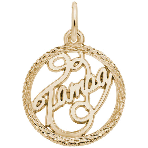 Tampa Charm In Yellow Gold