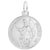 St.Florian Charm In Sterling Silver