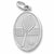 Tennis charm in 14K White Gold hide-image