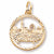 San Antonio charm in Yellow Gold Plated hide-image