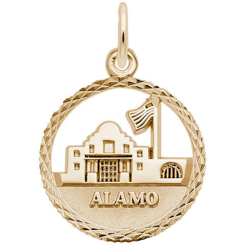 Alamo Charm in Yellow Gold Plated