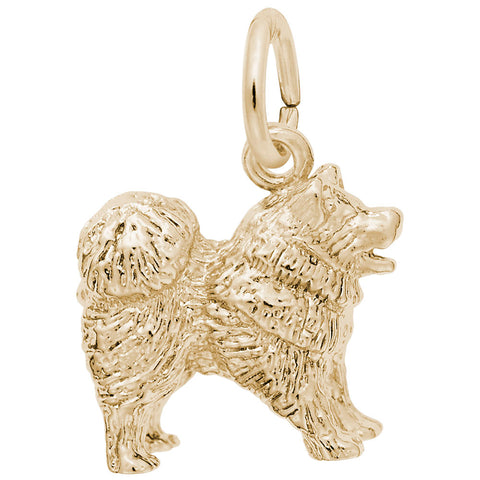 Chowchow Charm in Yellow Gold Plated