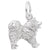 Chowchow Charm In 14K White Gold
