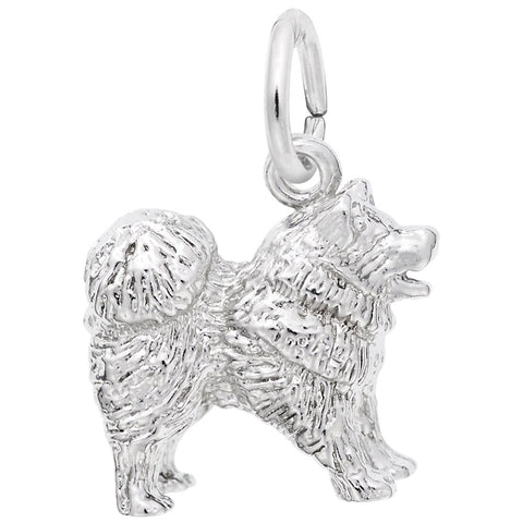 Chowchow Charm In Sterling Silver