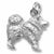 Chowchow charm in 14K White Gold hide-image