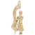 Colorguard Charm In Yellow Gold