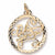 Palm Spring charm in Yellow Gold Plated hide-image