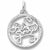 Palm Spring charm in 14K White Gold hide-image