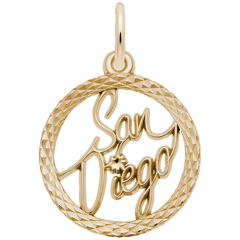 San Diego Charm In Yellow Gold