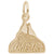 Whistler Mountain Charm in Yellow Gold Plated
