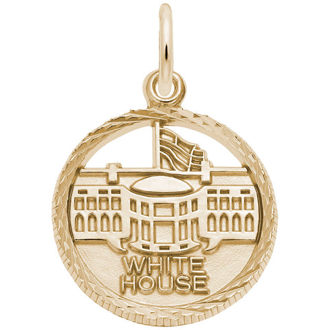 Whitehouse Charm in Yellow Gold Plated