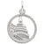 Capitol Bldg. Charm In Sterling Silver