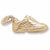 Sneaker charm in Yellow Gold Plated hide-image