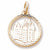 Mormon Temple charm in Yellow Gold Plated hide-image