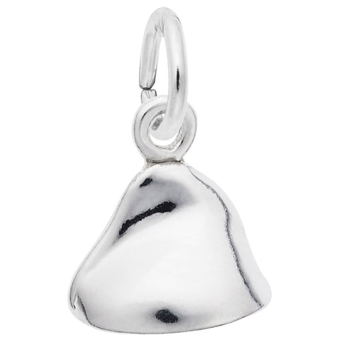 Chocolate Chip Charm In 14K White Gold
