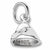 Chocolate Chip charm in 14K White Gold hide-image