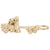 Truck Cab Charm in Yellow Gold Plated