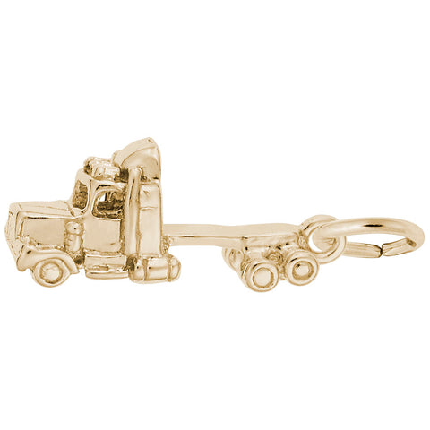 Truck Cab Charm In Yellow Gold