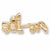 Truck Cab charm in Yellow Gold Plated hide-image