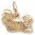 Shih Tzu charm in Yellow Gold Plated hide-image