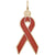 Aids Ribbon Charm In Yellow Gold