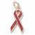 Aids Ribbon charm in Yellow Gold Plated hide-image