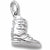Ski Boot charm in Sterling Silver hide-image