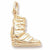Ski Boot charm in Yellow Gold Plated hide-image