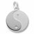 Yin Yang charm in Sterling Silver hide-image