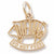 Dieting charm in Yellow Gold Plated hide-image