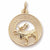 Alaska Moose charm in Yellow Gold Plated hide-image