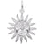 Sunshine Charm In Sterling Silver